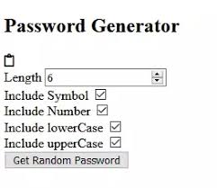 You can find +1000 symbols randomly. Javascript Password Generator App With Source Code