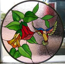 Sc Hummingbird Stained Glass