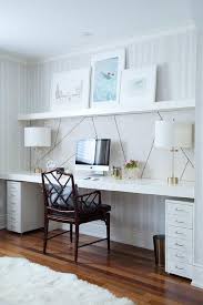 Wall To Wall Floating Desk Design Ideas