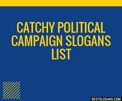 40 catchy political caign slogans