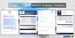 Zintapdf Invoices Quotes Templates For Whmcs Nulled Download