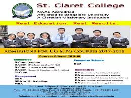 top ug college in bangalore ug courses