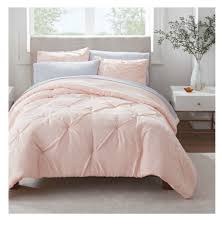Pink 7 Piece Queen Size Comforter Set