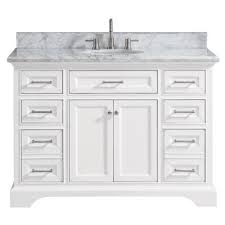 Cultured marble tops are perfect for bathrooms with small children because scratches can be easily polished out. Bathroom Vanities With Tops Bathroom Vanities The Home Depot