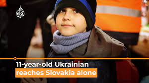11 year old ukrainian boy travels to