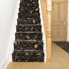 vine brown stair runners stair carpet