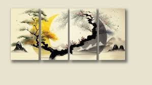 The 4 Seasons Wall Art L Chinese Style
