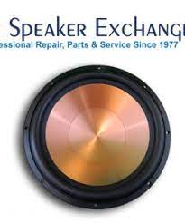 speaker repair replacement recone