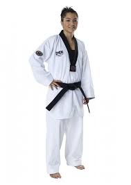 Taekwondo Dobok Dax Vision Master Black Lapel Dax Sports