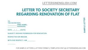 In your letter, reference your most relevant or exceptional qualifications to help employers see why you're a great fit for the role. Request Letter To Society Secretary For Shifting Letters In English