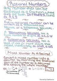 Rational Numbers And Decimals
