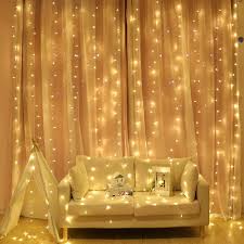 golden 100 led home decorative curtain