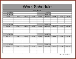48 Monthly Work Schedule Template Free Employee And Shift Schedule