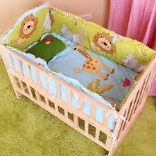 5pcs Set Newborn Baby Crib Bedding Set