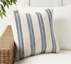 Striped Outdoor Throw Pillow Pottery Barn
