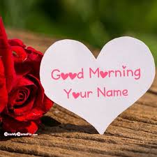 good morning wishes love with
