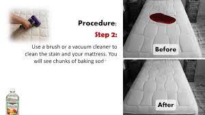 mattress blood stain cleaning tips
