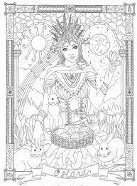 Hindus worship the gods and goddesses through devotional prayer and meditation. Goddess Coloring Pages For Adults