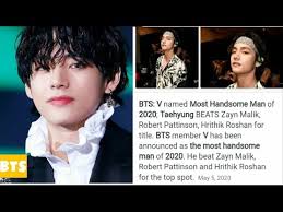 kim taehyung is the worldwide handsome