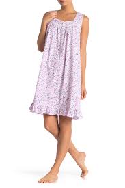 Square Neck Printed Nightgown