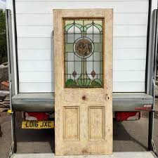 Victorian Pine Half Glazed Door With