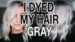 You can use a plastic hair dye bowl or a small plastic container. Dying My Hair Gray Silver Hair Q A Youtube