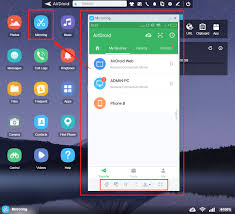 android smartphone on laptop pc