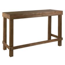 Extra Tall Rustic Wood Console Table