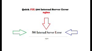 quick fix 500 internal server error