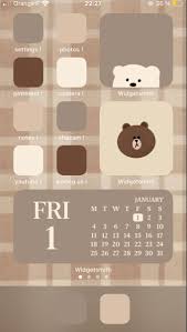 Brown pic is where you can find all the character gifs, pics and free wallpapers of line friends. Cafe Aesthetic Ios14 Homescreen In 2021 Iphone Photo App Iphone Wallpaper App Ios App Iphone