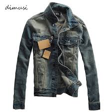 Shop online the latest ss21 the denim jacket has become a recurring mainstay in countless counterculture movements. Dimusi Autumn Winter Mens Denim Jacket Trendy Fashion Ripped Denim Jacket Mens Jeans Jacket Outwear Male Cowboy Coats 3xl Ta227 Jackets Aliexpress