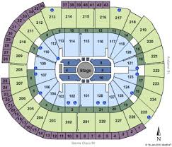 tickets and sap center seating chart