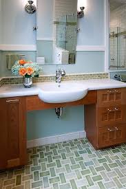 beautiful easy access sink and cabinets