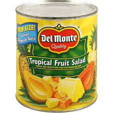 del monte tropical fruit salad 29 oz