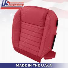 Red Leather Seat Cover