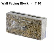 T10 Split Face Concrete Wall Block
