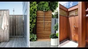 As the name implies, this freestanding outdoor shower is amazing for folks who want to rinse outside their house. Top 10 Best Outdoor Shower Design Ideas Diy Cheap Building Shower Kits Plans Enclosure 2018 Youtube