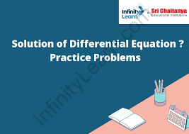 Solution Of Diffeial Equation