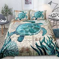 turtle bedding aqua turquoise ocean