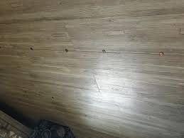 vinyl flooring separating