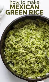 how to make green rice arroz verde