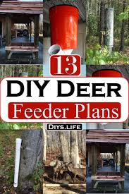 13 diy deer feeder plans to attract