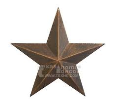 Metal Barn Star Rustic Copper Texas Tin