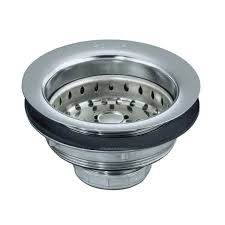 sink strainer in polished chrome