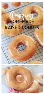 homemade raised donuts recipe