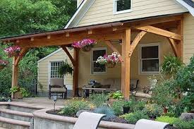 A Traditional Timber Frame Porch Is
