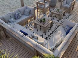 u shaped outdoor sectional sofa plans