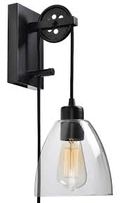 Andover Mills Cyrus 1 Light Plug In Armed Sconce Reviews Wayfair