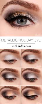 metallic holiday eyeshadow tutorial