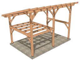 16 24 Shed Roof With Loft Plan Timber